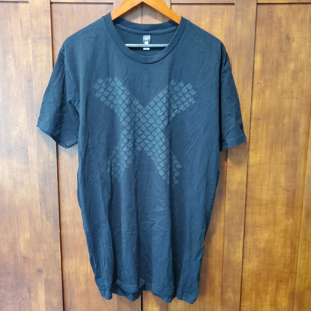 $5 SALE * AS COLOUR STAPLE TEE BLACK T-SHIRT COTTON